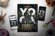 Yoga Flyer Set, a Flyer Template by The Good Store (Thumbnail 1 of 2)