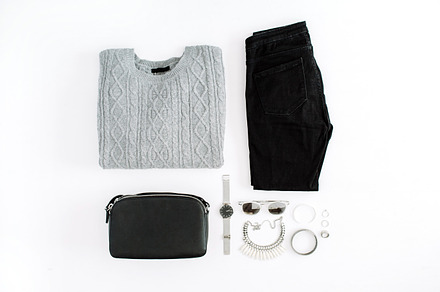 Female clothes and accessories stock photo containing sweater and warm, a Beauty & Fashion Photo by Floral Deco