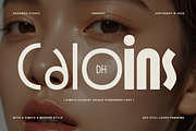 Dh Caloins - 8 Elegant Family, a Sans Serif Font by Dharmas Foundry (Thumbnail 1 of 15)