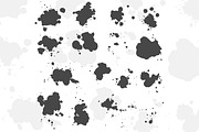 Splashes and stains, ink spots., a Texture Illustration by Cmeree (Thumbnail 1 of 3)