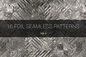 Foil Seamless Patterns (v 3), a Pattern Graphic by Marabu Textures Store