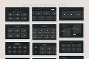 Tenebris Wireframe Kit, a Wireframe Template by Milos Knezevic (Thumbnail 9 of 17)