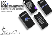 Inspirational Quote Canva Templates, a Social Media Template by Kay Designs (Thumbnail 4 of 7)