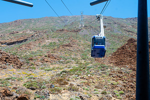 Teide cable car in Tenerife, Canary Islands, Spain, a Transportation Photo by etorres69