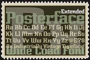 Posterface Extended, a Font by CozyFonts Foundry (Thumbnail 1 of 2)