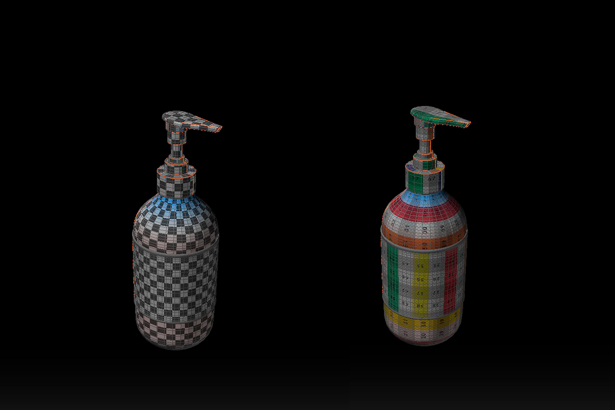 Realistic Pump Bottles 3D Model, an Object 3D Model by Casa Mandarina (Photo 4 of 4)