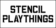 Stencil Playthings JNL, a Sans Serif Font by Jeff Levine Fonts (Thumbnail 2 of 5)