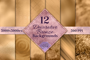 Decorative Bronze Backgrounds