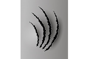 Bear or tiger claw mark, a Texture Illustration by Things for designers