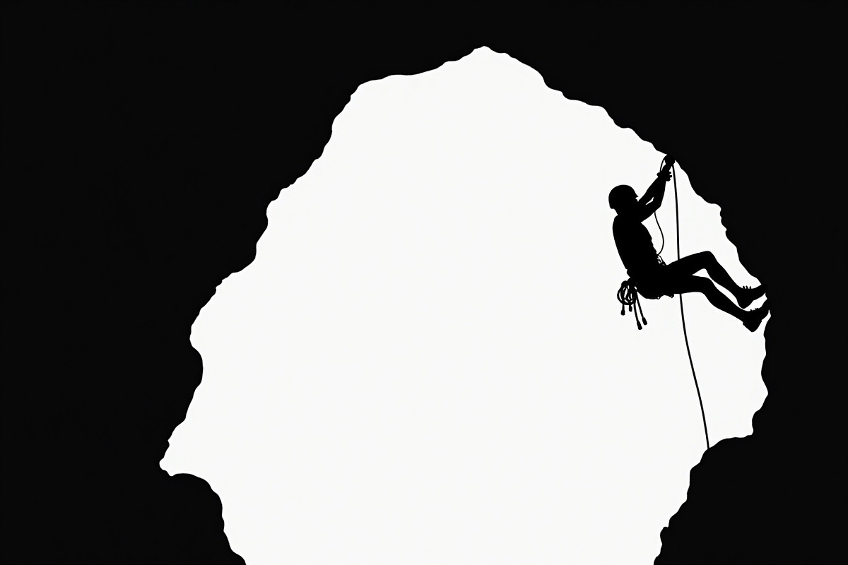 Mountain Climber Silhouette Set, an Illustration by Amazin_art (Photo 4 of 21)