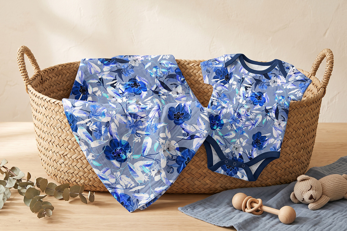Blue Poppy Flowers-Seamless Pattern, a Pattern Graphic by texvogue (Photo 4 of 11)