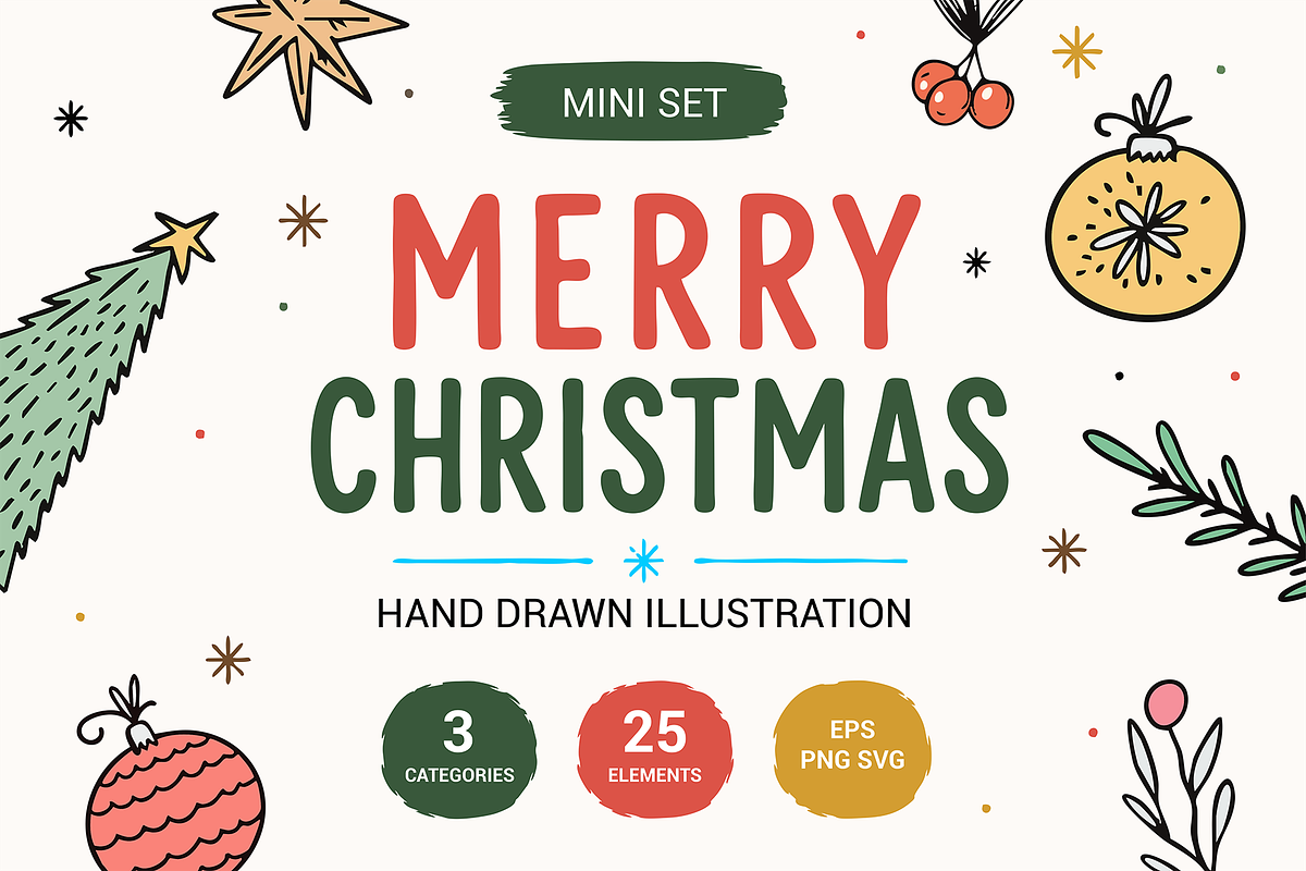 Christmas Illustrations & Clipart, a Seasonal Illustration by Oktyabr (Photo 1 of 5)