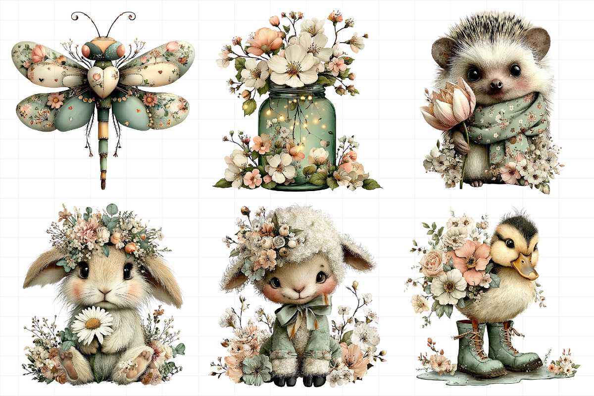 Whimsical Spring Clipart, an Illustration by Daily.Designs (Photo 8 of 8)
