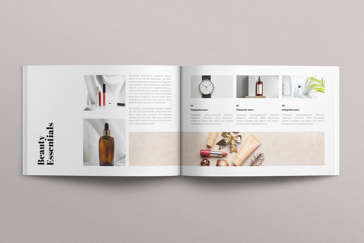 Modern Magazine Template Landscape, a Magazine Template by E-Type (Photo 4 of 7)