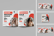 Square Brochure Mockup, a Books & Magazine Mockup by BLISS DESIGN (Thumbnail 1 of 2)