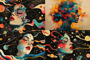 16 Celestial Dreamscape Illustration, a Person Illustration by HipFonts (Thumbnail 3 of 5)