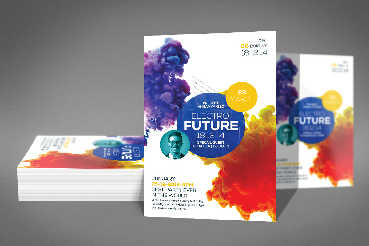 100 Party Flyer Bundle, a Flyer Template by Graphic Templates (Photo 85 of 101)