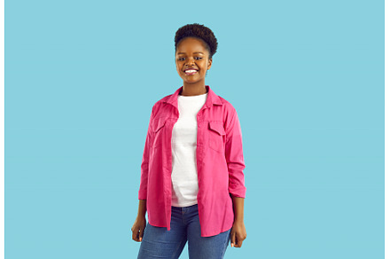 Happy smiling african american woman, a Person Photo by StudioRomantic
