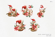 Christmas Graphics, gnomes, snakes, a Seasonal Illustration by ollalya (Thumbnail 4 of 12)