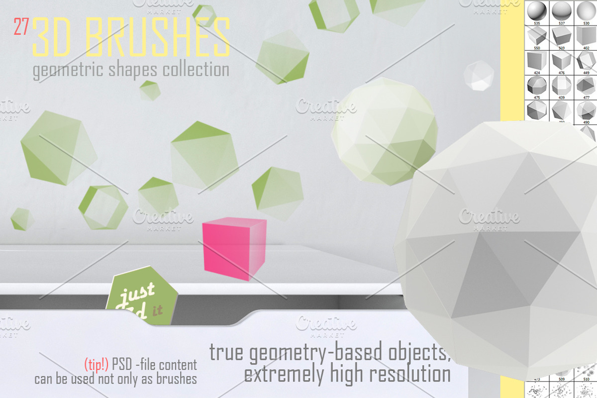 3D brushes for Photoshop preview 7