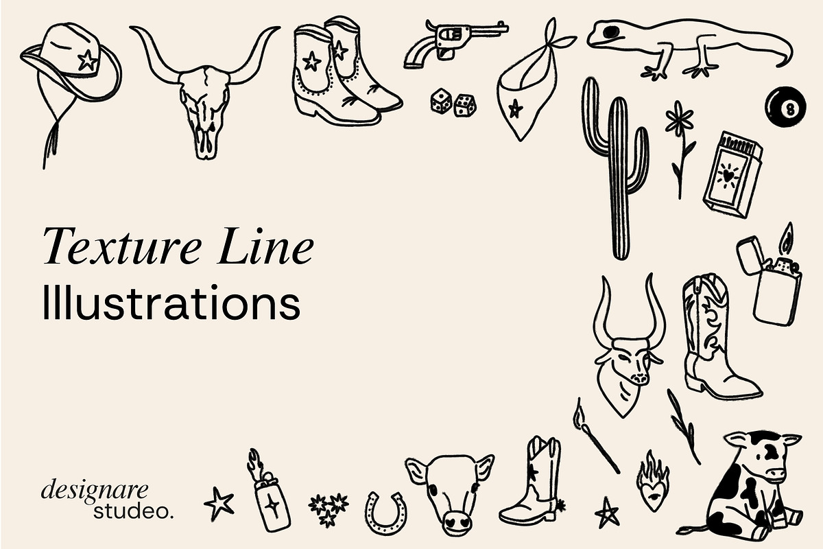 Cowgirl Illustrations, a Decorative Illustration by ginni illustrations (Photo 4 of 5)