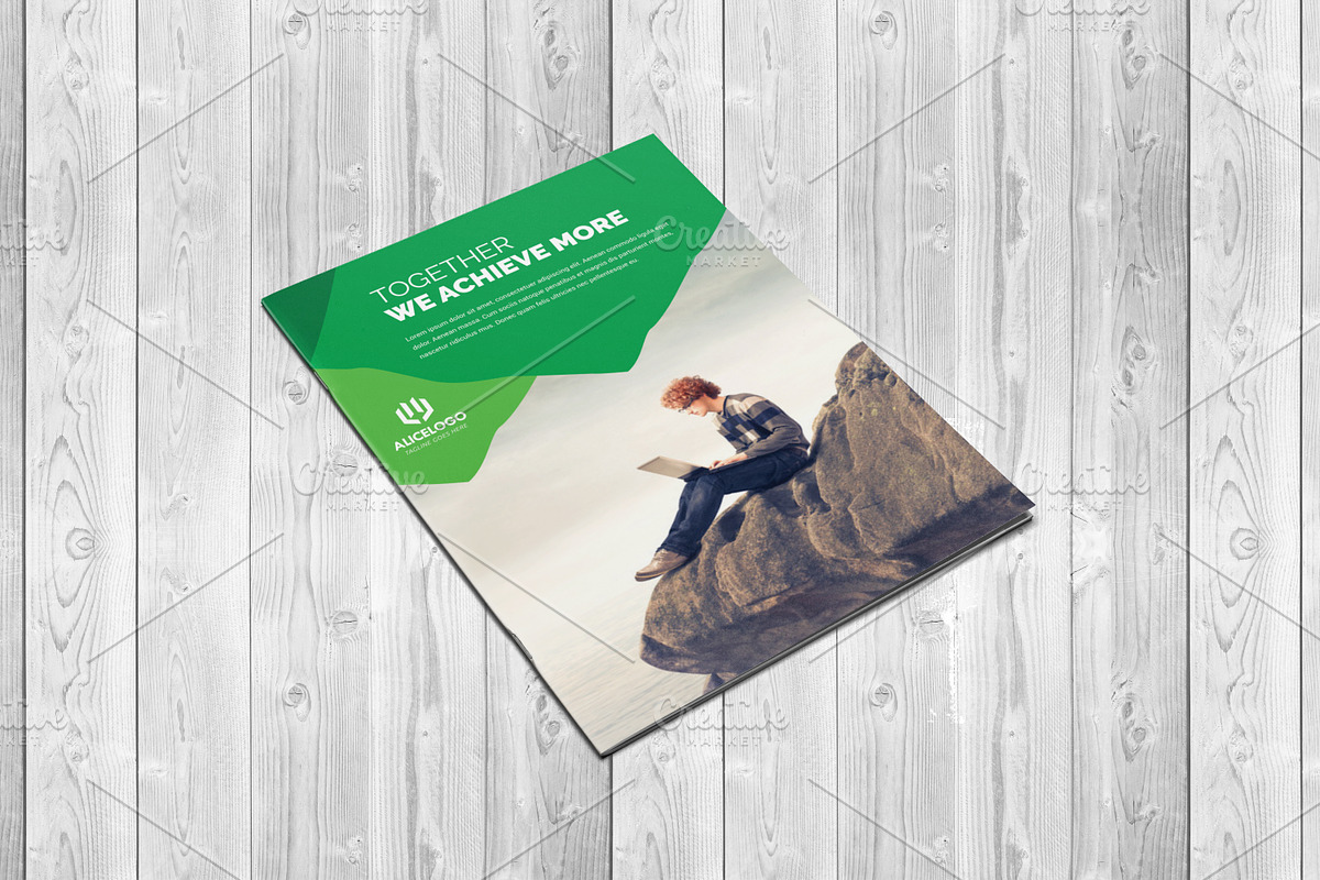 Corporate Bifold Brochure Template, a Brochure Template by Alice_s (Photo 5 of 12)