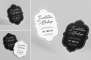 Die-Cut Invitation Card Mockup, a Merchandise Mockup by Brand Earth (Thumbnail 1 of 4)