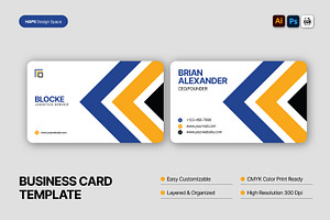 Business Card Template, a Business Card Template by Haps Space