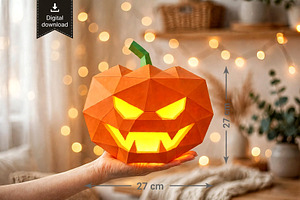 Halloween Pumpkin - 3d papercraft