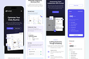 Evotask - Framer Template, a Landing Page Template by Agensip Design Agency (Thumbnail 3 of 10)