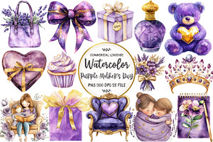 Purple Mother's Day Sublimation, an Illustration by OK Design