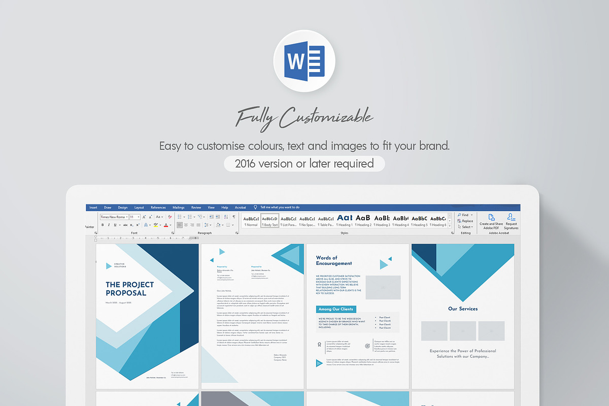 Abstract Proposal Template, a Brochure Template by BrochuresFactory