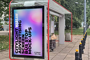 Warsaw Citylight Ad Bus Stop 12 v1, an Advertising Mockup by Graphic Shelter (Thumbnail 5 of 8)