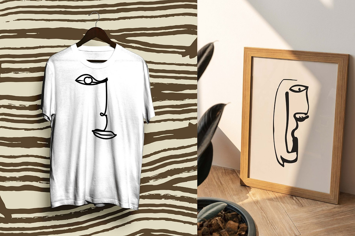Abstract Faces Bundle, a Person Illustration by Hell Yeah Designs (Photo 13 of 13)