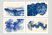 Bimo Co. 3 · Blue Organic Textures, a Texture Illustration by milatovar (Thumbnail 2 of 24)