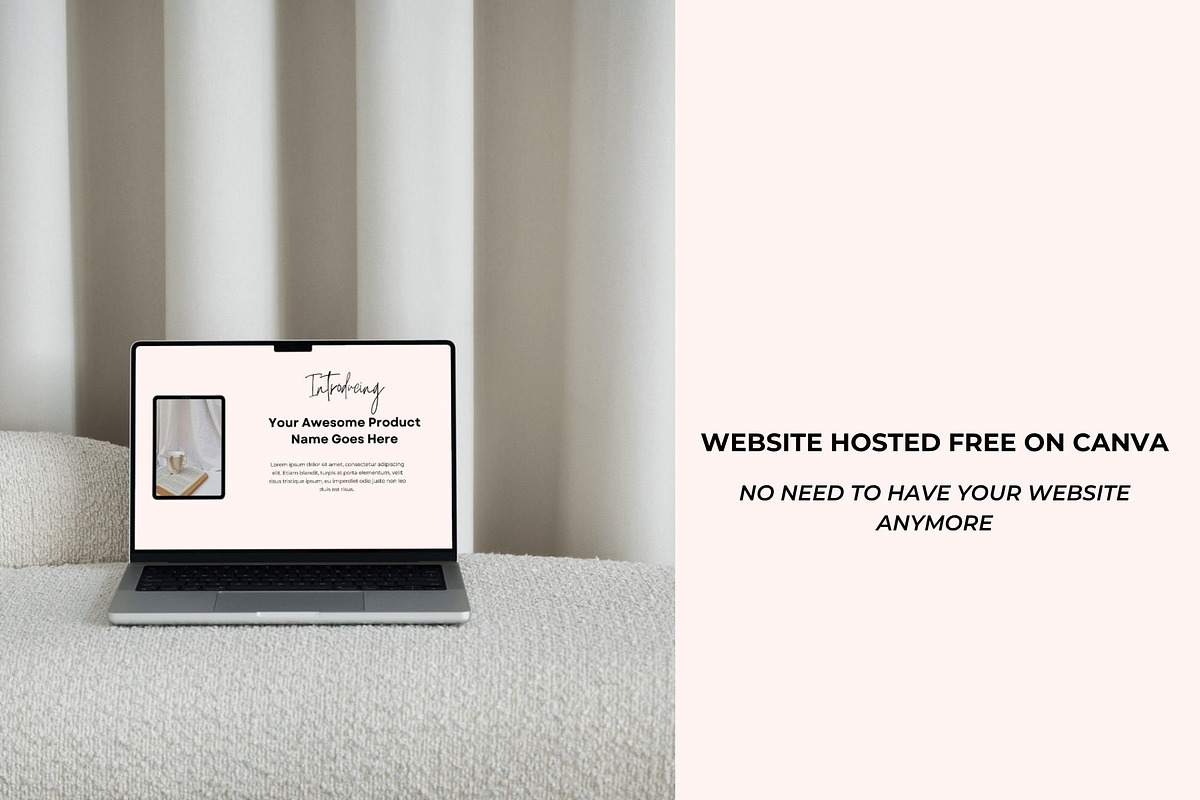 Landing Page Sales Page Canva, a Landing Page Template by Deepa Template Studio (Photo 3 of 9)
