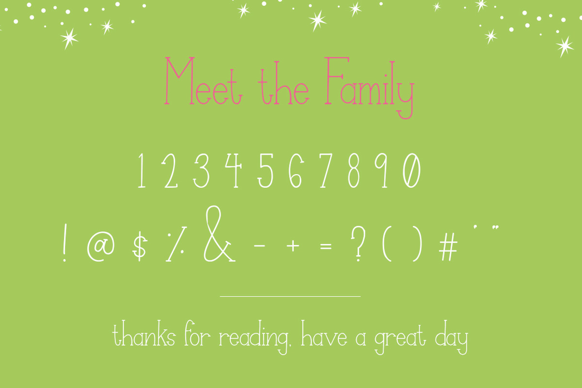 Dino Friends Font preview 5