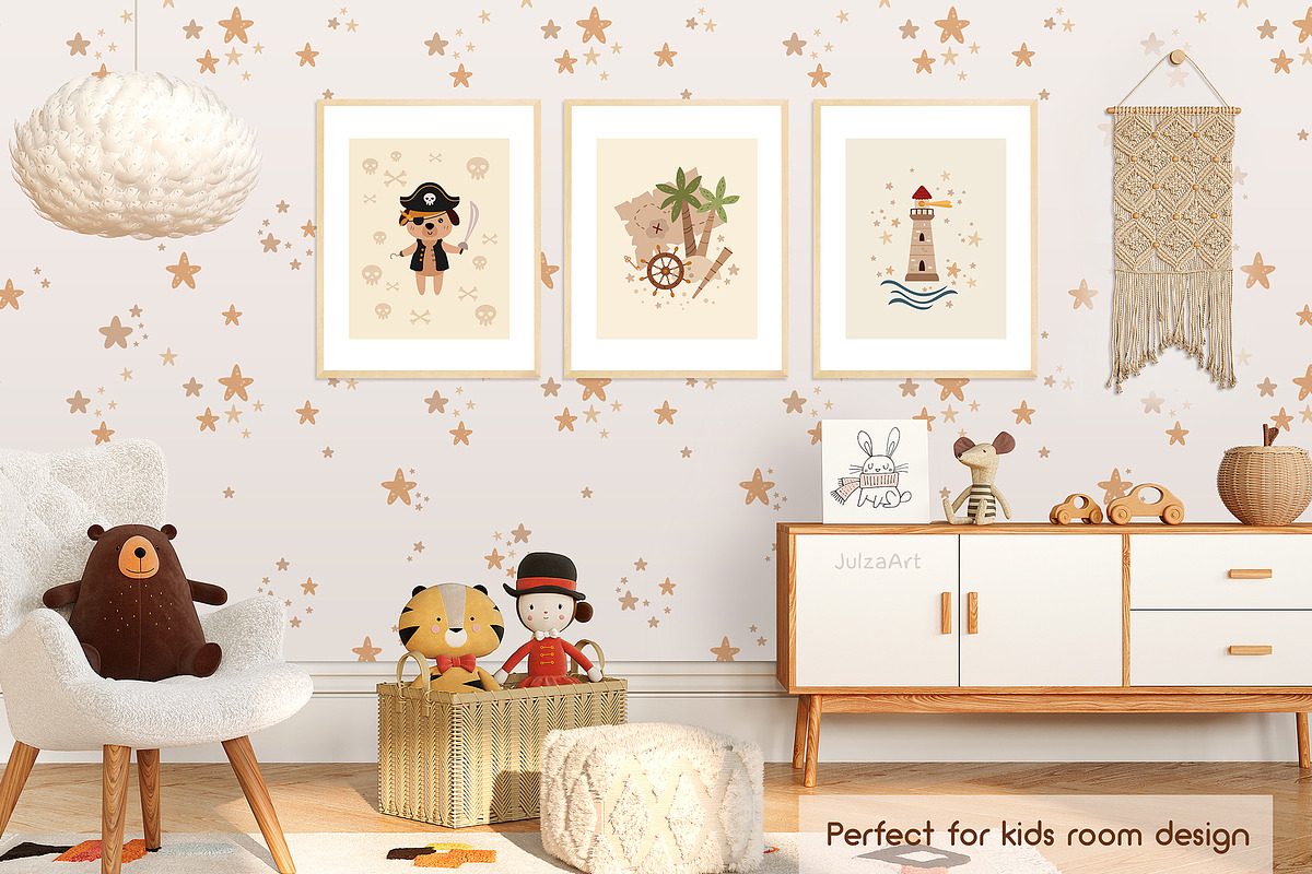 Pirate animals collection, a Seasonal Illustration by JulzaArt (Photo 7 of 10)
