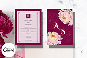 Asian Floral Wedding Invite - FA, an Invitation Template by YeeqsWedding (Thumbnail 1 of 4)