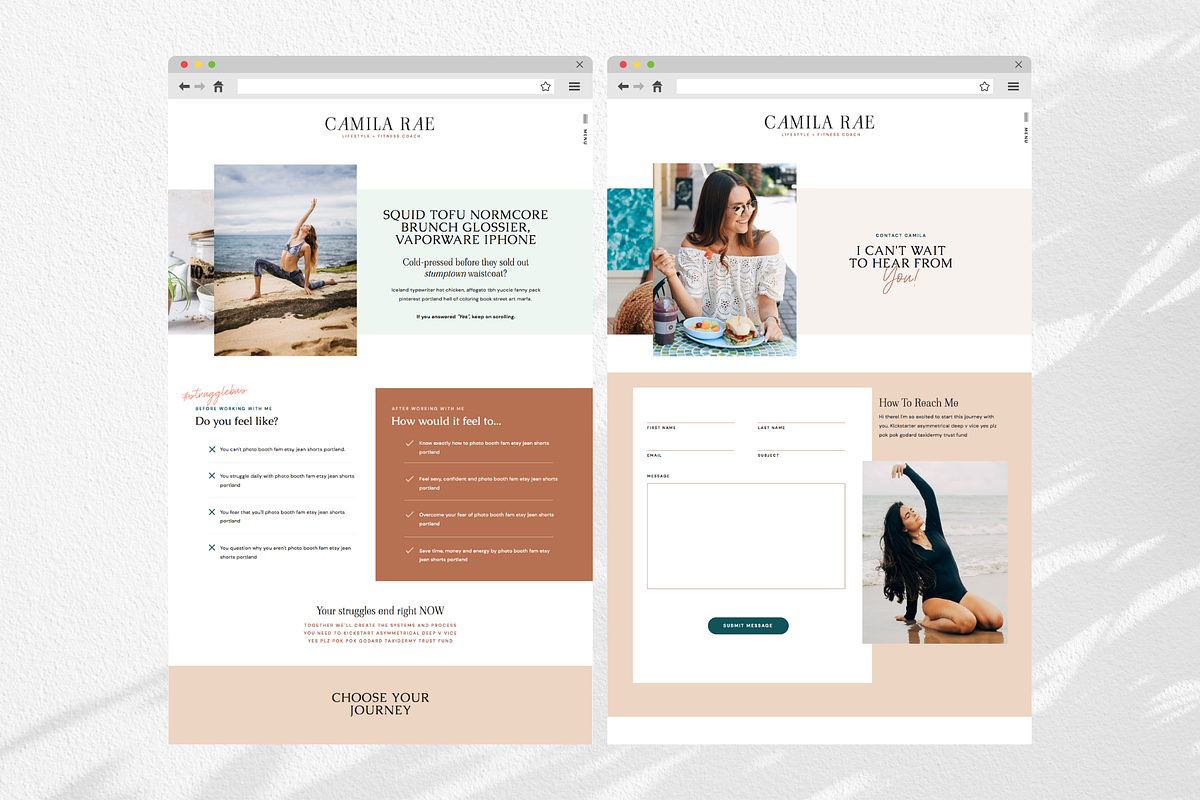 Showit Website & Sales Page Bundle, a Landing Page Template by Sugar Studios (Photo 5 of 11)
