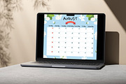 cute calendar for kid design, a Print Template by Piixypeach (Thumbnail 8 of 10)