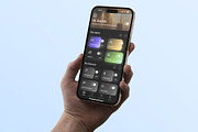 iPhone 14 Pro in Hand Mockup, a Product Mockup by Asylab (Thumbnail 4 of 5)