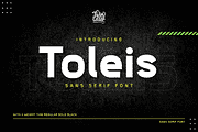 Toleis, a Sans Serif Font by twinstd (Thumbnail 1 of 13)