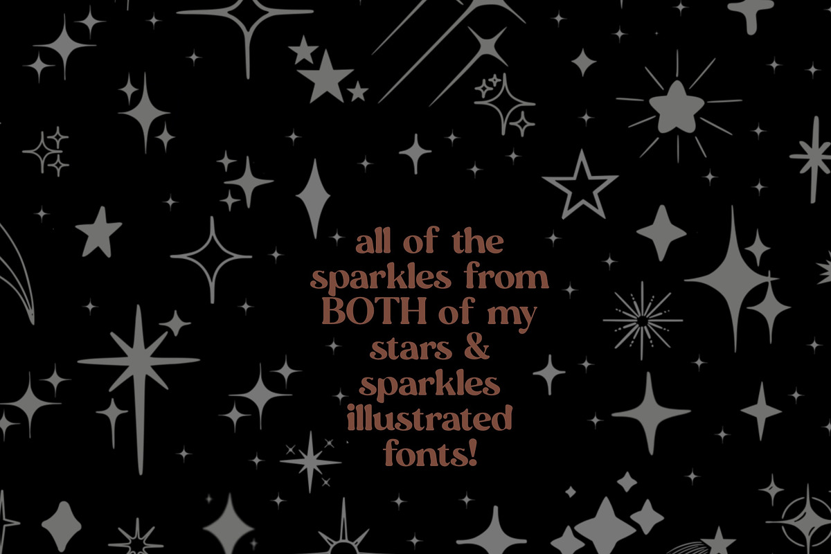 Star & Sparkles Procreate Stamps, a Brush Add-On by Dear Darling Design (Photo 5 of 6)
