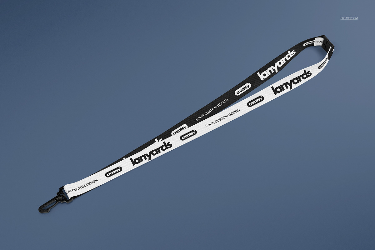 Polyester Lanyards Mockup Set, an Advertising Mockup by creatsy5 (Photo 7 of 13)