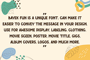 BAYEK FUN, a Handwritten Font by Viswal Studio (Thumbnail 3 of 5)