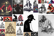 DJs- 103 illustrations, a Person Illustration by Handmadefont (Thumbnail 8 of 18)