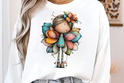 Whimsical spring fairy clipart, an Illustration by SinaCreation (Thumbnail 9 of 11)