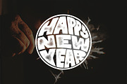 New Year Lettering Overlays, an Illustration by Davihero (Thumbnail 4 of 7)
