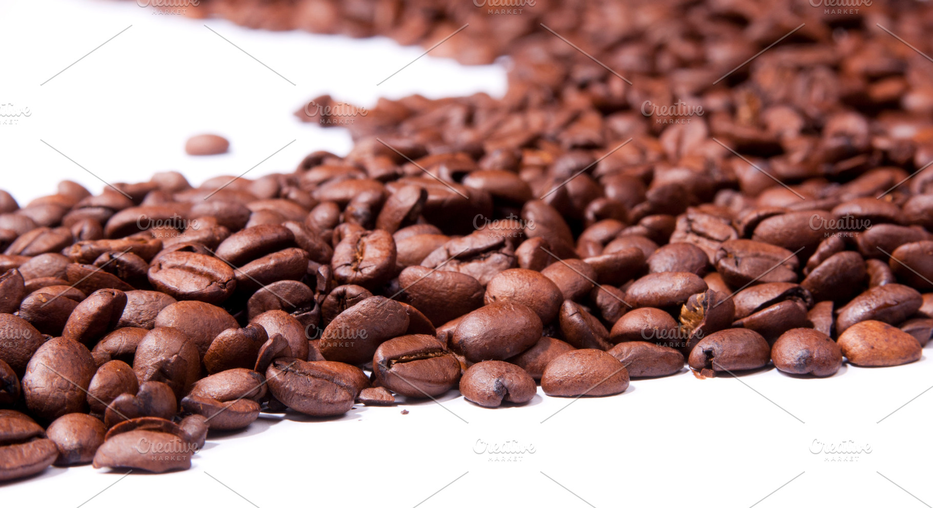 Coffee Beans Isolated, a Food & Drink Photo by THP Creative